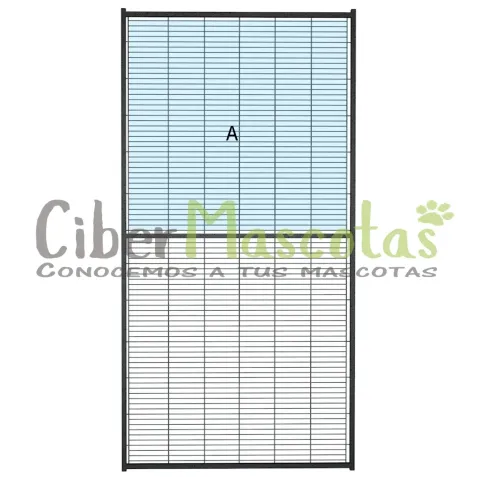 PVC para panel malla voladero loro