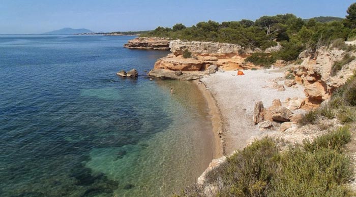 Playa La Balsa de La Arena (Tarragona)